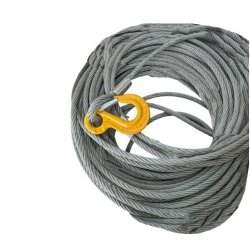 STAHLSEIL 20 mm × 50 m, mit Haken