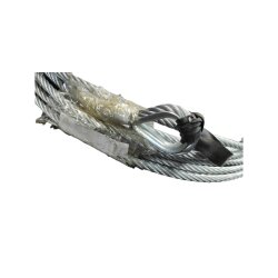 Stahlwindenseil FI 9,5 mm, 26 m, KH