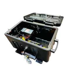 PUNDMANN - 20 kN-PR-SM-12V-CE BOX Batterie, Winde im Kasten mit Kunststoffseil