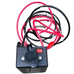 NOVAWINCH 12V-Relais-Kit mit Fernbedienungsbuchse, Geh&auml;use und Kabelbaum-Steuerbox f&uuml;r Seilwinden