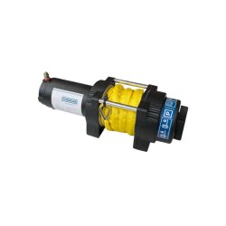 PUNDMANN - 20.03kN-PR-SM-12V-CE SYNT 2041 kg, synthetic rope 15.2 m x 6.5 mm, standard drum, winch