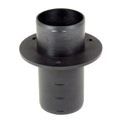 Hot air pipe connector 60 mm - wall passage
