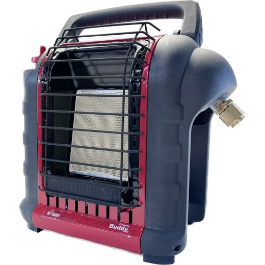 Mr Heater Portable Buddy mobilny grzejnik gazowy, adapter