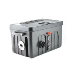 Mobilne ogrzewanie w skrzynce Heatbox zbiornik 5L z baterią LifePO4 24Ah, z zestawem akcesori&oacute;w