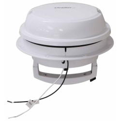 MAXXFAN DOME PLUS roof/wall fan white with LED lighting...