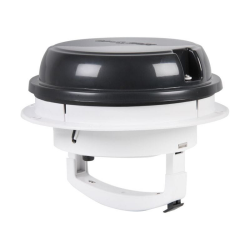 MAXXFAN DOME PLUS Dach-/Wandventilator schwarz mit LED-Beleuchtung 03810B