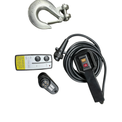 Hi-Torque - 53.38 kN-SM-12V-CE SYNT, 5443 kg, Synthetic Rope 26 m x 9.2 mm, Standard Drum, Winch