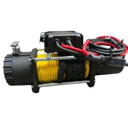 Hi-Torque - 53.38 kN-SM-12V-CE SYNT, 5443 kg, Synthetic Rope 26 m x 9.2 mm, Standard Drum, Winch