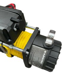 Hi-Torque - 53.38 kN-SM-12V-CE SYNT, 5443 kg, Synthetic Rope 26 m x 9.2 mm, Standard Drum, Winch