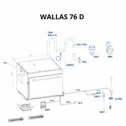 WALLAS 76D &ndash; 12V Diesel Convection Oven